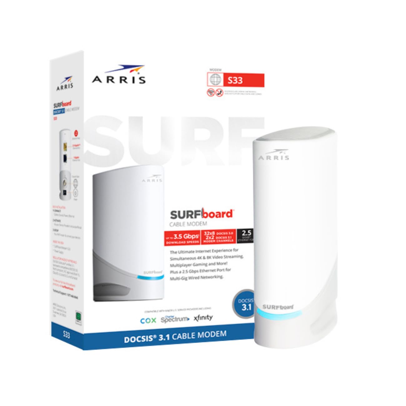 ARRIS SURFboard S33 DOCSIS 3.1 cable modem